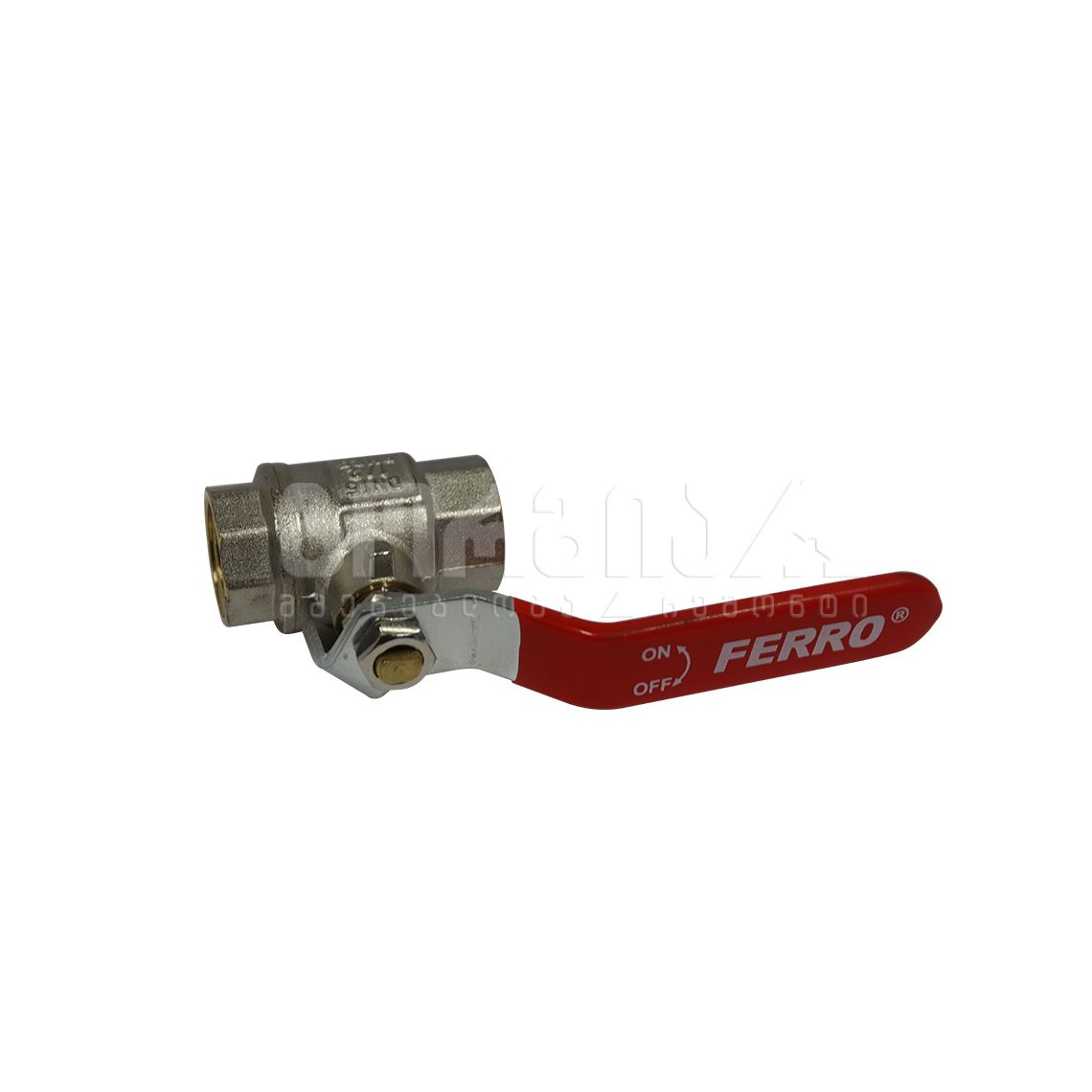 ბურთულა ვენტილი ლატუნის 1/2'' KP1 Ferro — დრეკადი შლანგები
